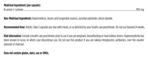 N-Acetyl Cysteine 120 caps